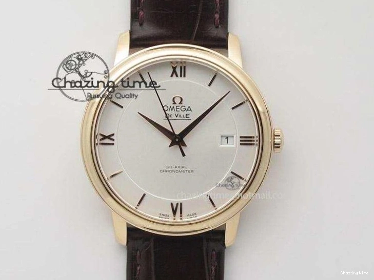 0205 Speedmaster ’57 SS Chrono AXF Best Edition RG Bezel Black Dial on Brown Leather Strap A Sustainable 8282